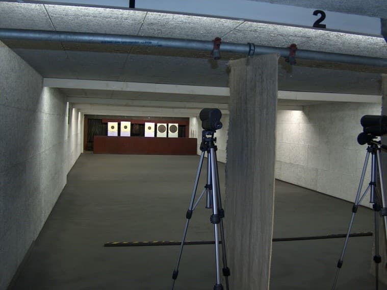 Schießstand für Faustfeuerwaffen